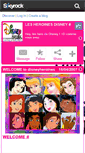 Mobile Screenshot of disneyheroines.skyrock.com