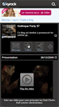 Mobile Screenshot of gothiqueparty57.skyrock.com