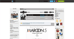 Desktop Screenshot of maroon5-blog.skyrock.com