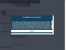 Tablet Screenshot of maroon5-blog.skyrock.com