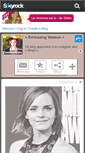 Mobile Screenshot of emmiawatson.skyrock.com