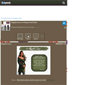 Tablet Screenshot of angela-coco.skyrock.com
