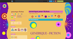 Desktop Screenshot of generique-fiction.skyrock.com