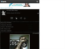 Tablet Screenshot of i--love--rock--officiel.skyrock.com