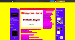 Desktop Screenshot of metalica-van.skyrock.com