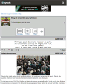 Tablet Screenshot of ensemble-pour-philippe.skyrock.com