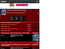 Tablet Screenshot of hommageamichaeljackson.skyrock.com