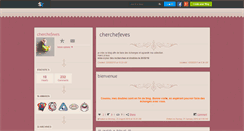 Desktop Screenshot of cherchefeves.skyrock.com
