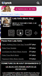 Mobile Screenshot of gaga-monster.skyrock.com