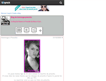 Tablet Screenshot of hommage-prescilia.skyrock.com