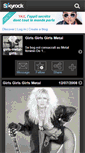Mobile Screenshot of girls-metal-girls.skyrock.com