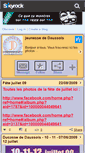 Mobile Screenshot of jeunesdaussois.skyrock.com