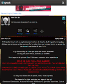 Tablet Screenshot of etre-fan-de.skyrock.com