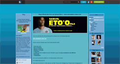 Desktop Screenshot of etoofanclub.skyrock.com