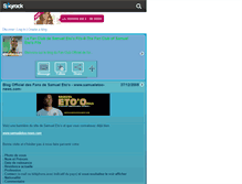 Tablet Screenshot of etoofanclub.skyrock.com