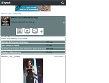Tablet Screenshot of bethany-haley-musique.skyrock.com