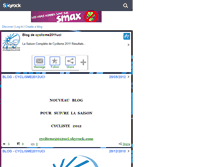 Tablet Screenshot of cyclisme2011uci.skyrock.com
