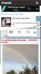 Mobile Screenshot of farawayfromhere.skyrock.com