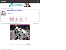 Tablet Screenshot of federation-francaise-e.skyrock.com