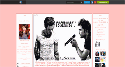 Desktop Screenshot of love-a-3-fiction.skyrock.com