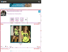 Tablet Screenshot of hannah-montana---x33.skyrock.com