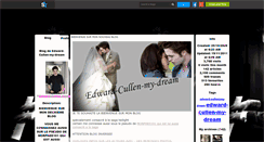 Desktop Screenshot of edward-cullen-my-dream.skyrock.com