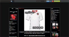 Desktop Screenshot of maillots-2008-09.skyrock.com