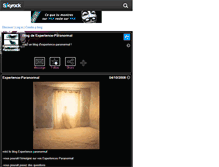 Tablet Screenshot of experience-paranormal.skyrock.com