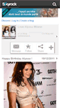 Mobile Screenshot of beautifulalyssamilano.skyrock.com