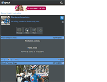 Tablet Screenshot of cyclismephotos.skyrock.com