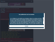 Tablet Screenshot of miss-france2006.skyrock.com