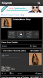 Mobile Screenshot of eulaliemusic1985.skyrock.com