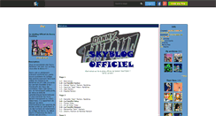Desktop Screenshot of dannyfantome.skyrock.com