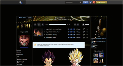 Desktop Screenshot of dragonball-zik.skyrock.com