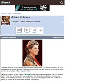 Tablet Screenshot of deneuve-catherine.skyrock.com