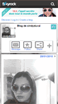 Mobile Screenshot of cindyduval.skyrock.com