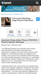 Mobile Screenshot of clairvoyantreadings.skyrock.com