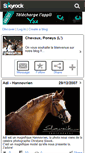 Mobile Screenshot of cheval136.skyrock.com