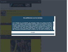 Tablet Screenshot of manchester-united07-08.skyrock.com