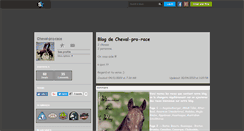 Desktop Screenshot of cheval-pro-race.skyrock.com