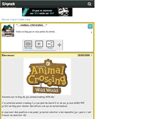 Tablet Screenshot of jeu-animalcrossing-ww.skyrock.com