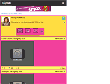 Tablet Screenshot of hilaryduff-music.skyrock.com