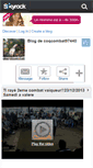 Mobile Screenshot of coqcombat97440.skyrock.com