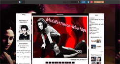 Desktop Screenshot of medxpattinson-montage.skyrock.com