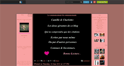 Desktop Screenshot of le-coeur-qui-parle-x3.skyrock.com