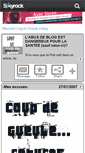 Mobile Screenshot of coup-de-gueule.skyrock.com