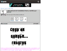 Tablet Screenshot of coup-de-gueule.skyrock.com