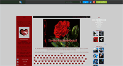 Desktop Screenshot of in-my-broken-heart.skyrock.com