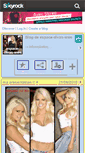 Mobile Screenshot of espace-divas-wwe.skyrock.com