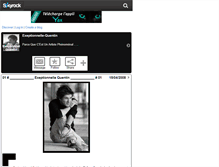 Tablet Screenshot of exeptionnelle-quentin.skyrock.com